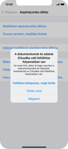 Válaszd a Törlés most lehetőséget.