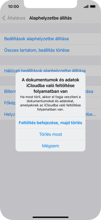 Válaszd a Törlés most lehetőséget.