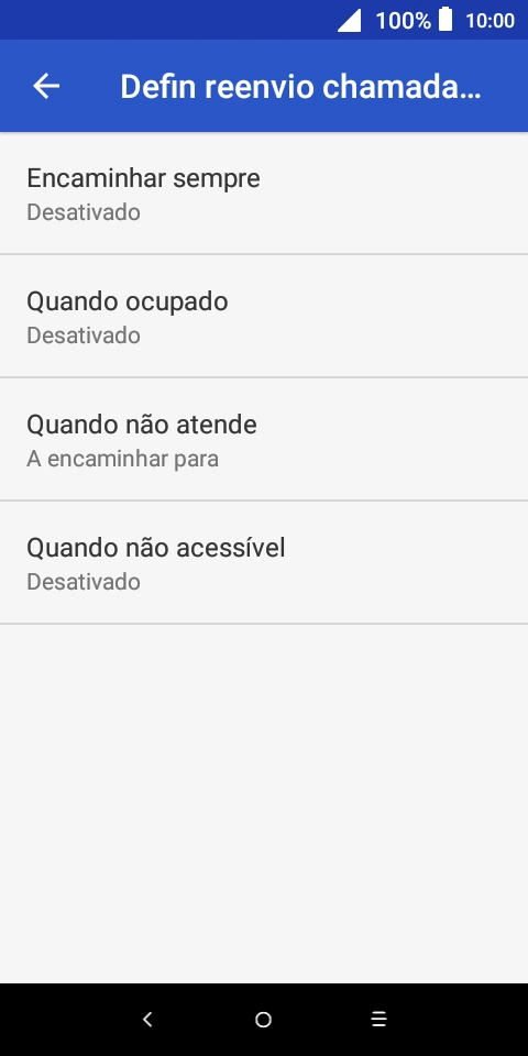 Prima a tecla de início para terminar e voltar ao ecrã inicial.