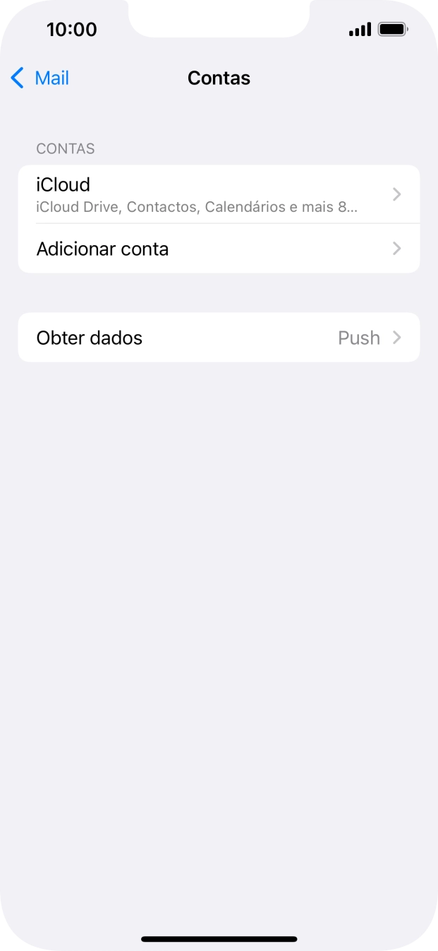 Prima Adicionar conta.