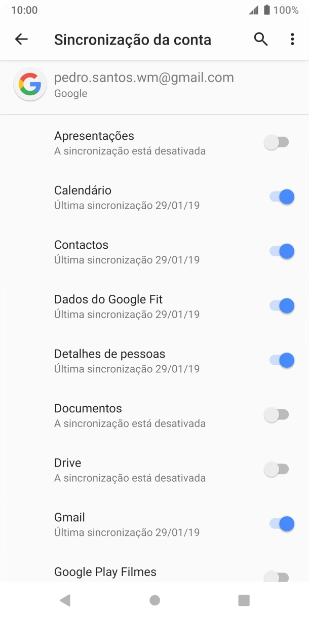Prima a tecla de início para terminar e voltar ao ecrã inicial.