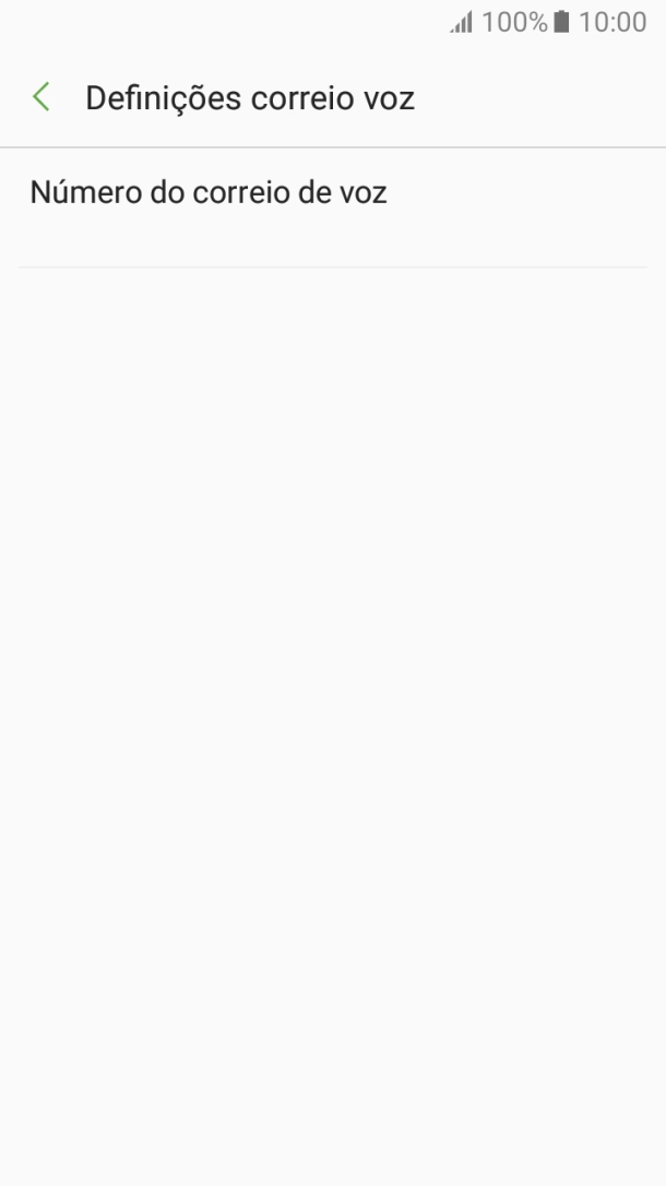 Prima Número do correio de voz.
