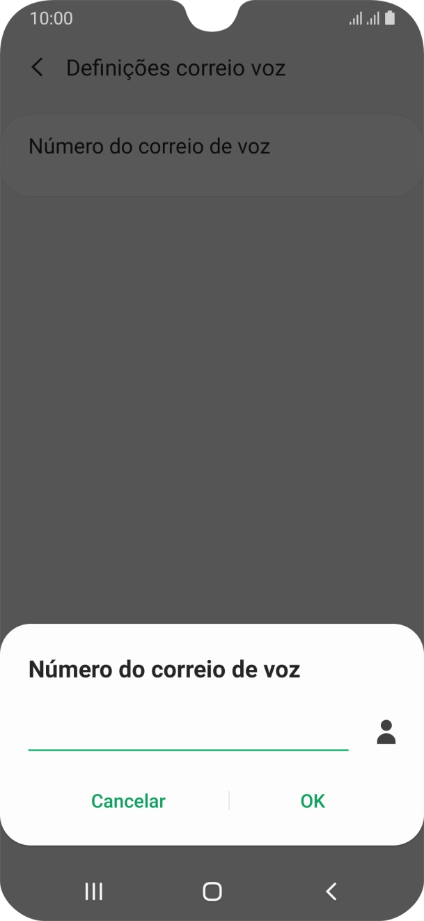 Introduza 123 e prima OK.