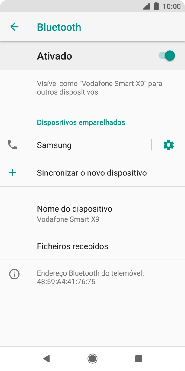 Prima a tecla de início para terminar e voltar ao ecrã inicial.