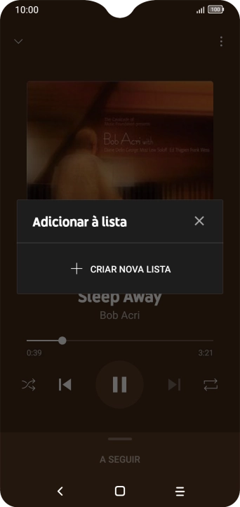 Prima CRIAR NOVA LISTA.