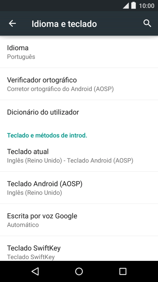 Prima Teclado Android (AOSP).