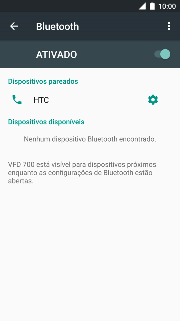 Prima a tecla de início para terminar e voltar ao ecrã inicial.