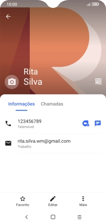 Prima o número pretendido.