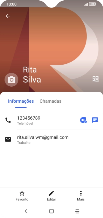 Prima o número pretendido.