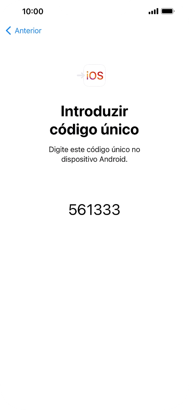 Siga as indicações no ecrã e na app 
