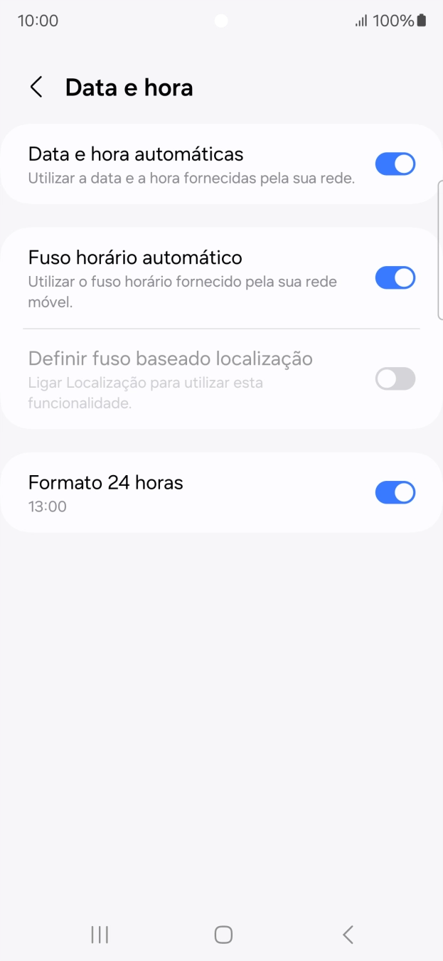 Prima a tecla de início para terminar e voltar ao ecrã inicial.