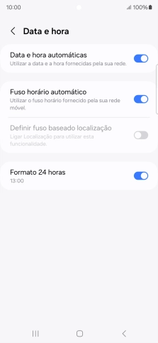 Prima a tecla de início para terminar e voltar ao ecrã inicial.