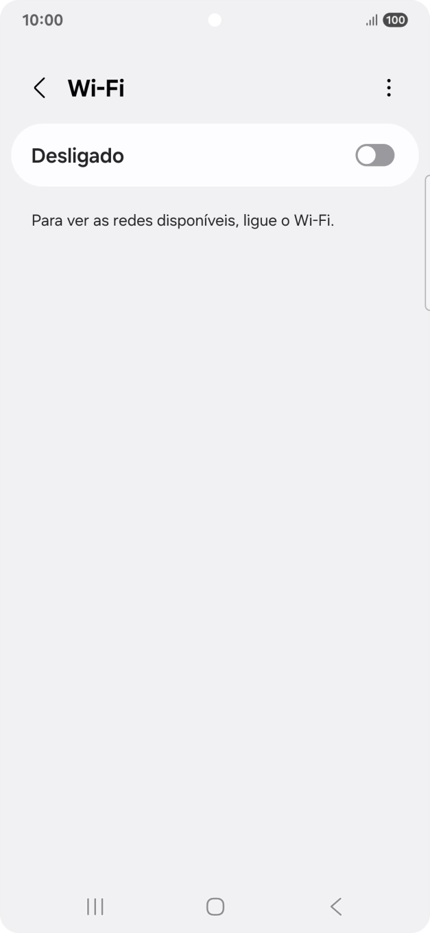 Prima o indicador para ativar a função.