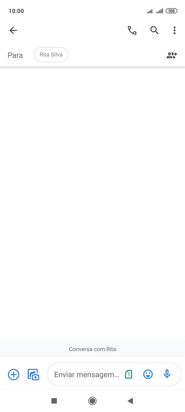 Prima a lista suspensa de cartões SIM.