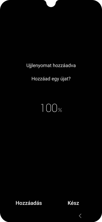 Válaszd a Kész lehetőséget.