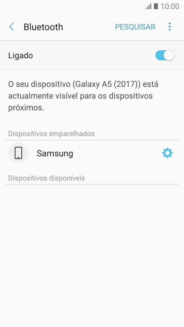 Prima a tecla de início para terminar e voltar ao ecrã inicial.