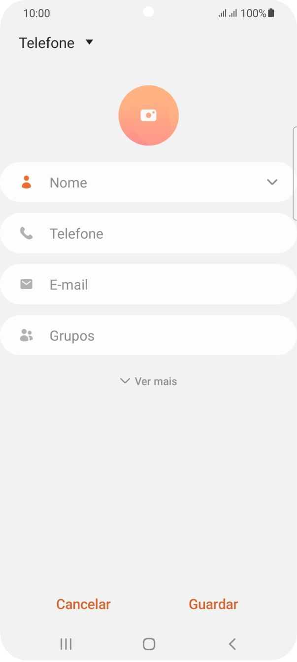 Prima Nome e introduza o nome pretendido.