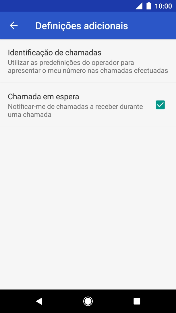 Prima Identificação de chamadas.