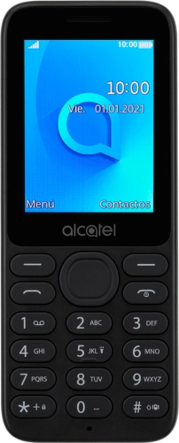 Imagen 1: Vista frontal del Alcatel 3080 - Black