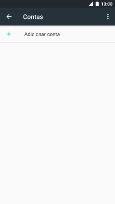 Prima Adicionar conta.