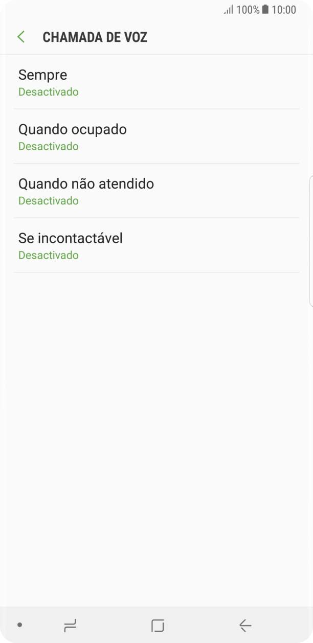 Prima a tecla de início para terminar e voltar ao ecrã inicial.