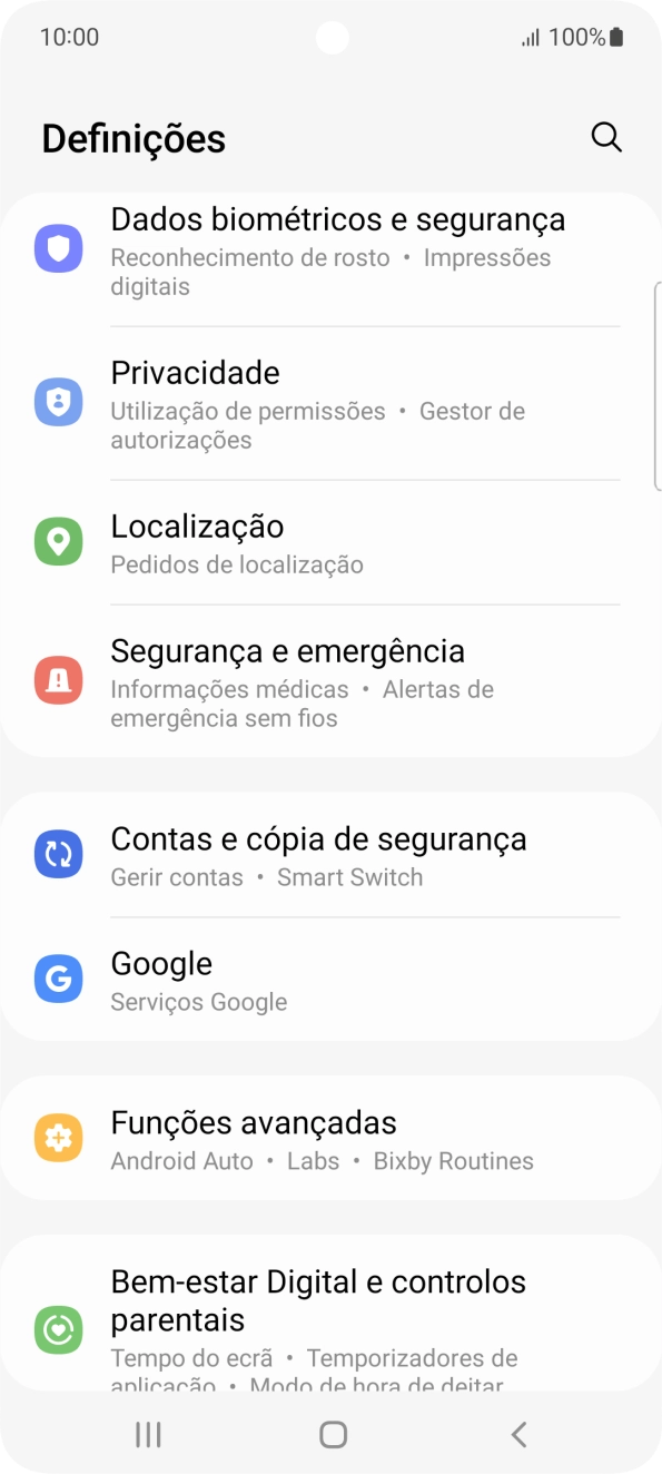 Prima Contas e cópia de segurança.