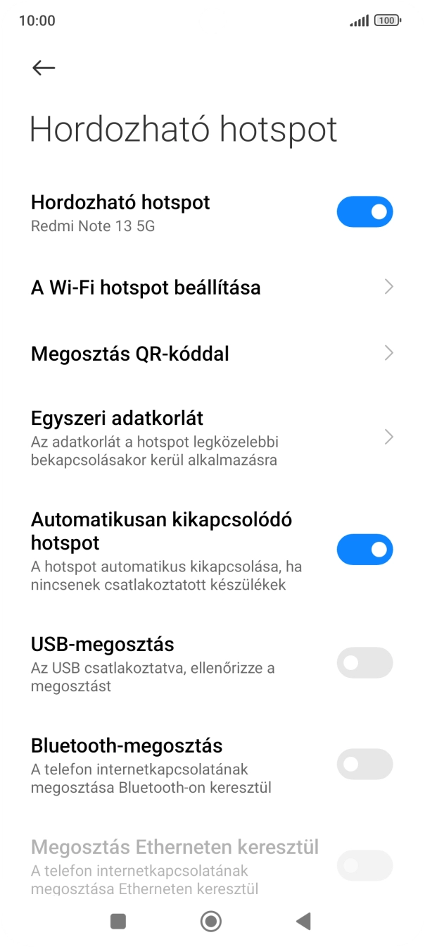 A befejezéshez, és ahhoz, hogy visszatérhess a főképernyőhöz, nyomd meg a főgombot.