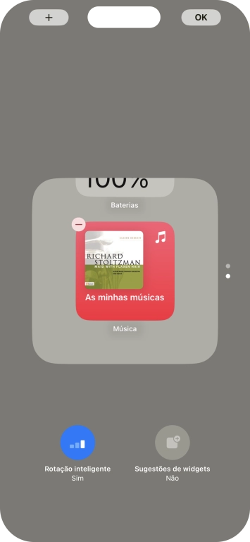 Prima Rotação inteligente para ativar ou desativar a função.