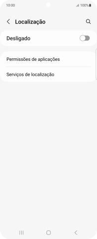 Prima o indicador para ativar ou desativar a função.