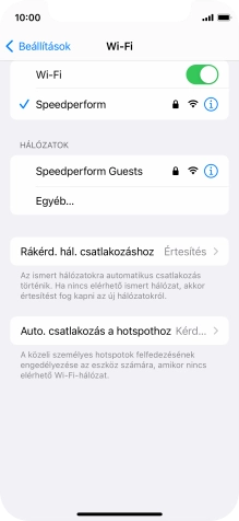 Húzd az ujjad felfelé a kijelző aljáról, hogy visszatérj a kezdőképernyőhöz.