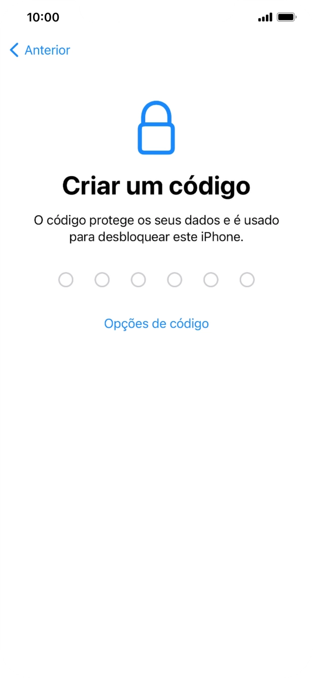 Prima Opções de código.