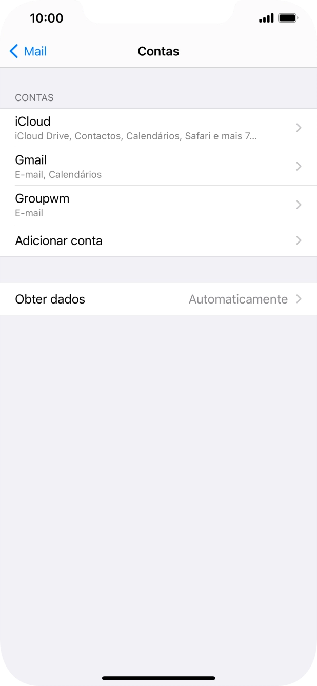 Prima a conta pretendida.