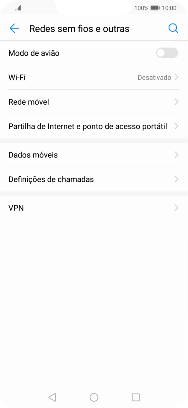 Prima Partilha de Internet e ponto de acesso portátil.
