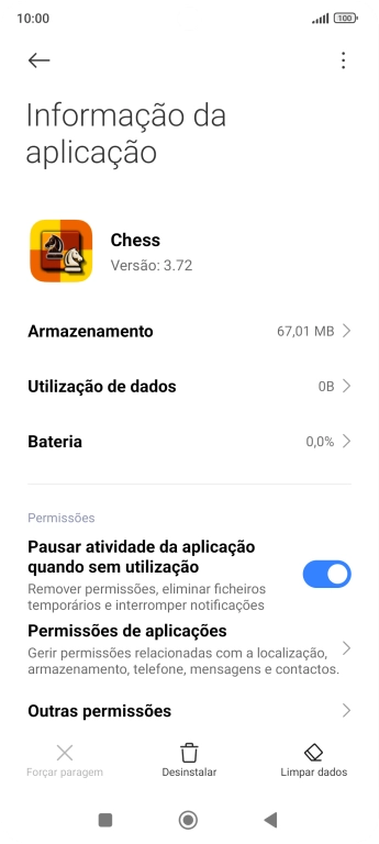 Prima Limpar dados.