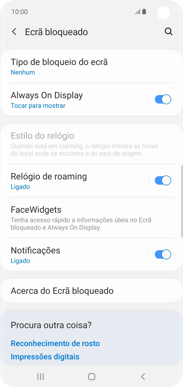 Prima a tecla de início para terminar e voltar ao ecrã inicial.