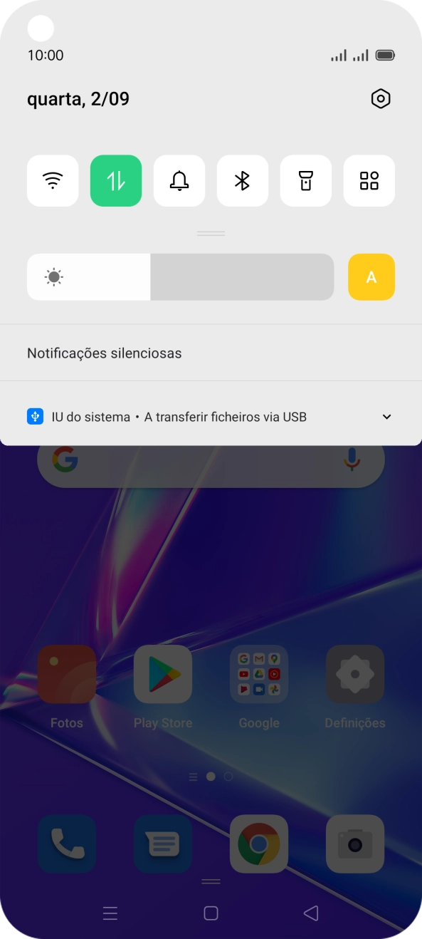Prima IU do sistema.