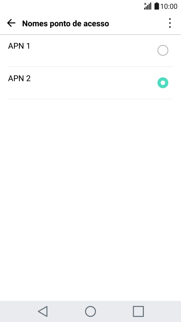 Prima a tecla de início para terminar e voltar ao ecrã inicial.