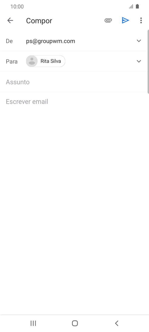 Prima Assunto e introduza o assunto pretendido.