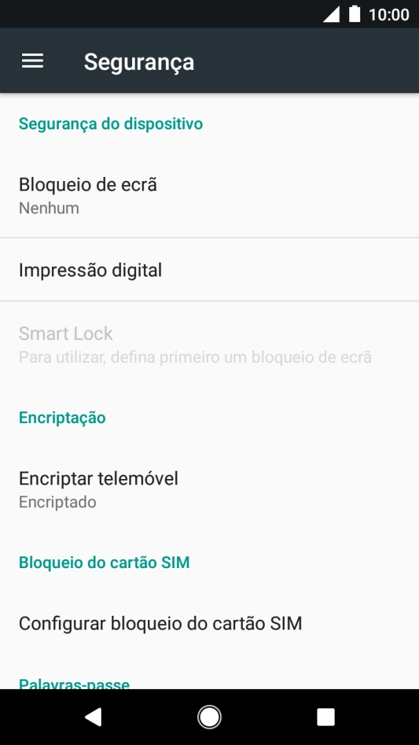 Prima a tecla de início para terminar e voltar ao ecrã inicial.