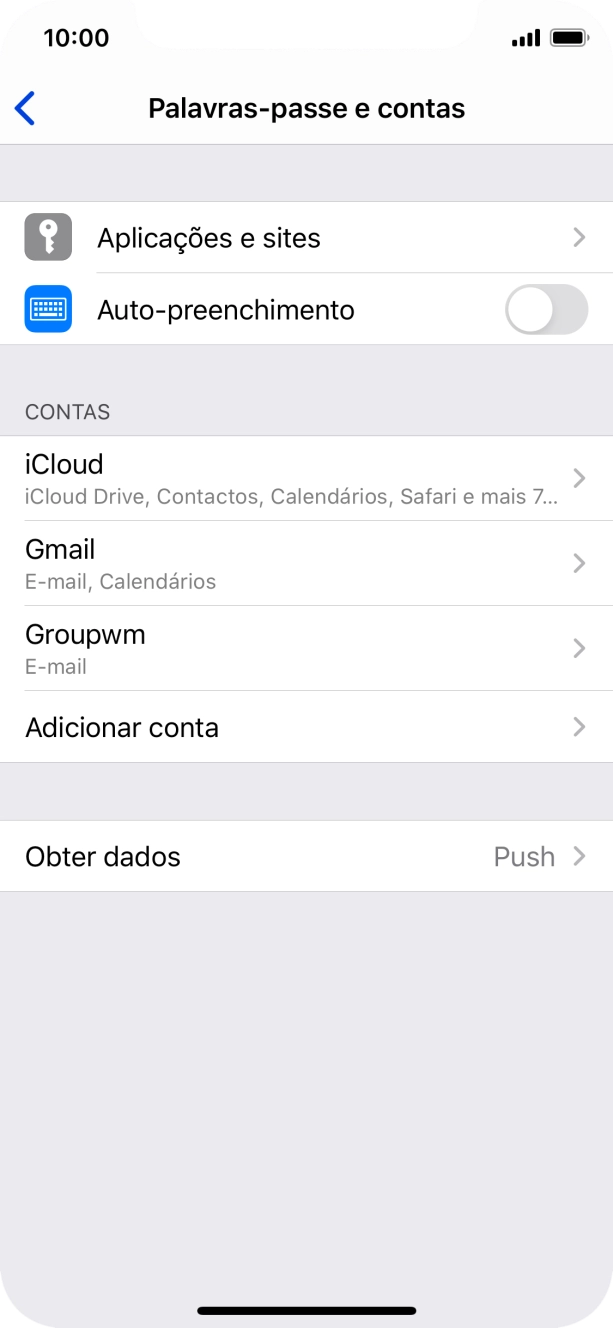 Prima a conta pretendida.