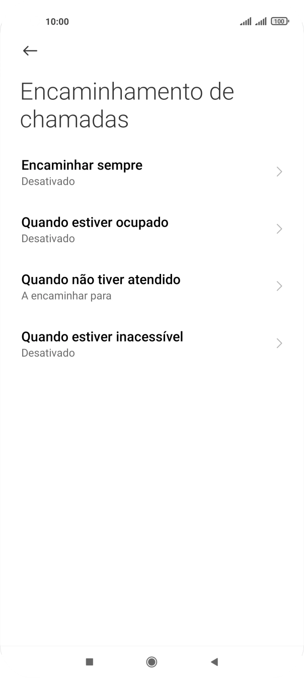 Prima a tecla de início para terminar e voltar ao ecrã inicial.