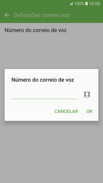 Introduza 123 e prima OK.