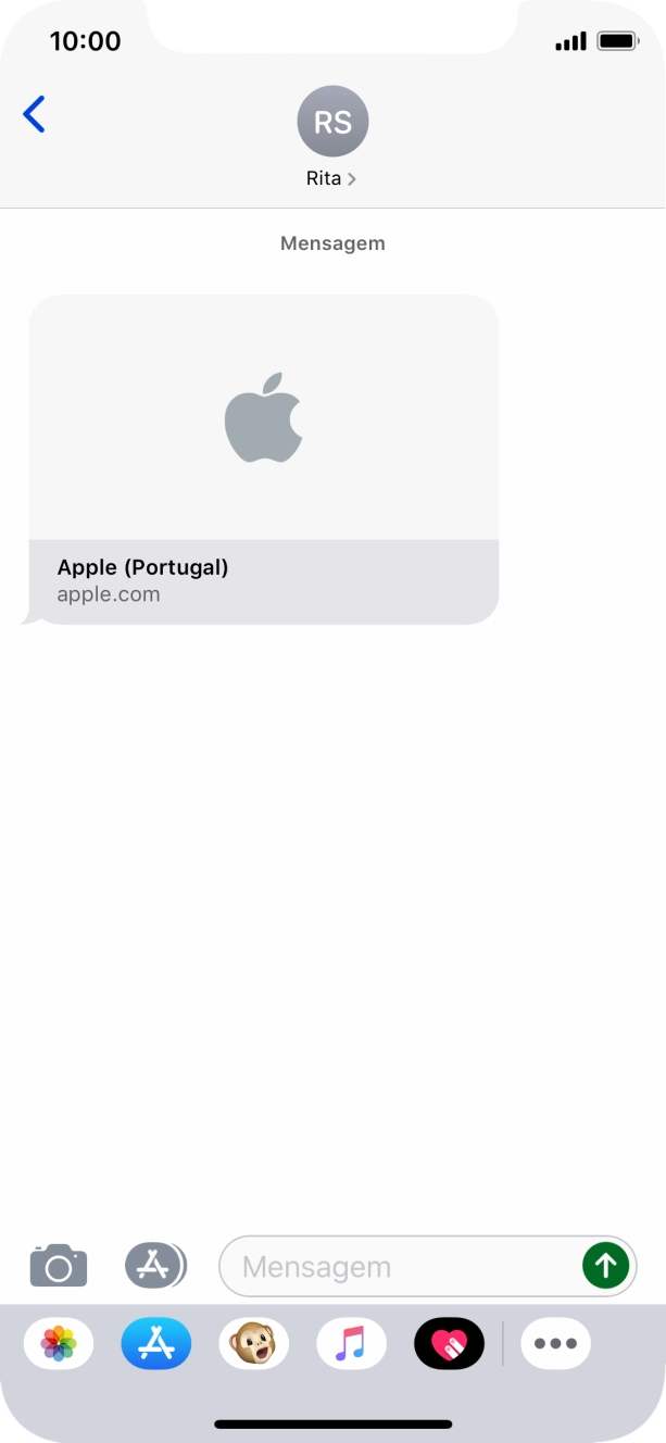 Dirija-se à mensagem pretendida.