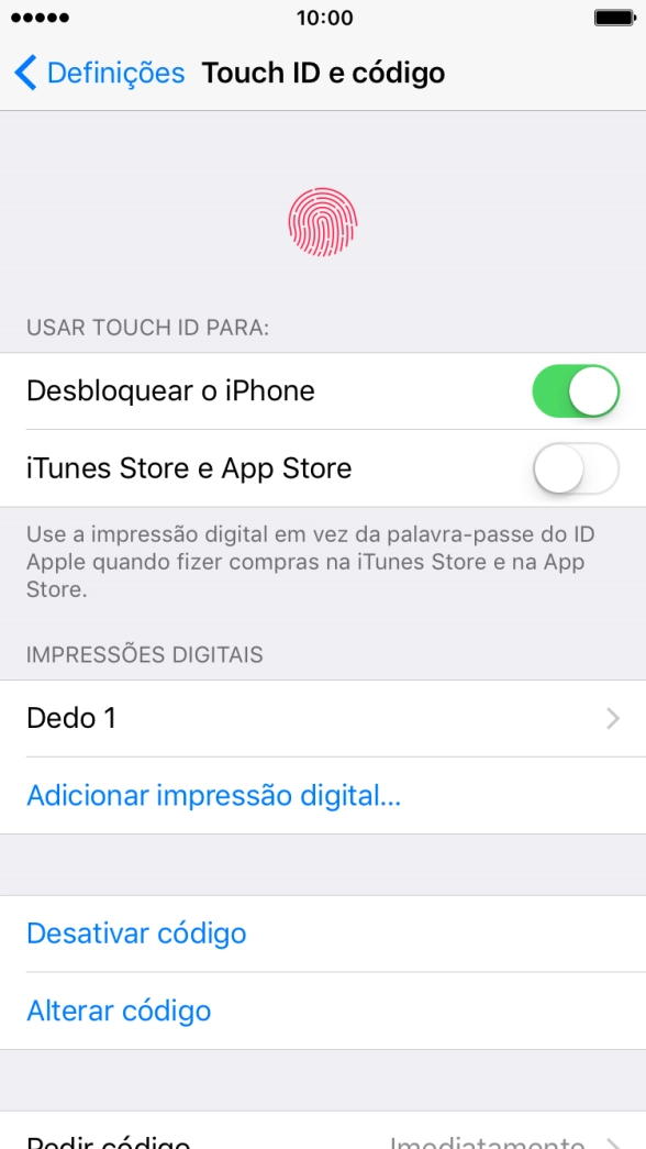 Prima o indicador junto a 