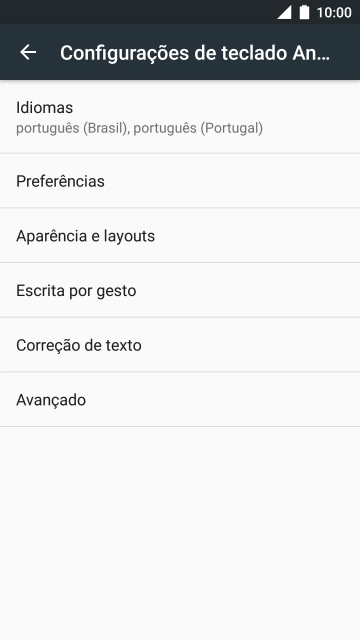 Prima Correção de texto.