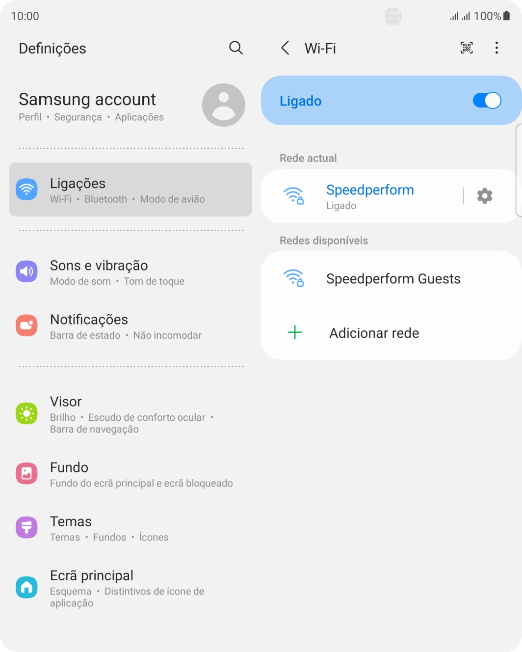 Prima a tecla de início para terminar e voltar ao ecrã inicial.