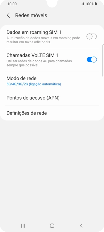 Prima Pontos de acesso (APN).
