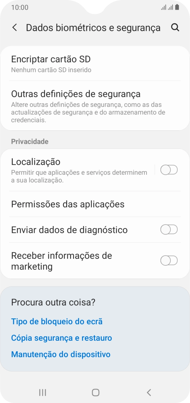 Prima Outras definições de segurança.