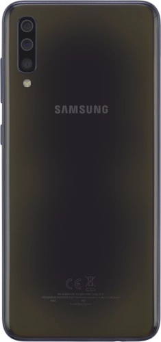 Imagen 2: Vista posterior del Samsung Galaxy A70 - Black