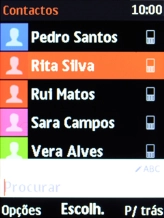 Prima terminar chamada para terminar e voltar ao ecrã inicial.